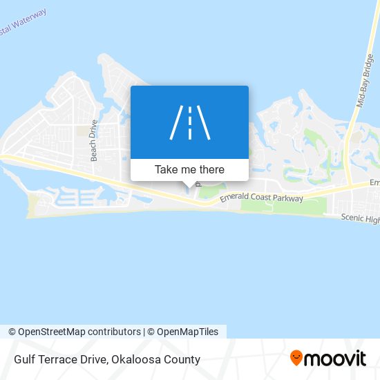 Gulf Terrace Drive map