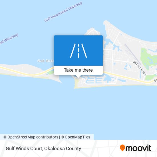 Gulf Winds Court map