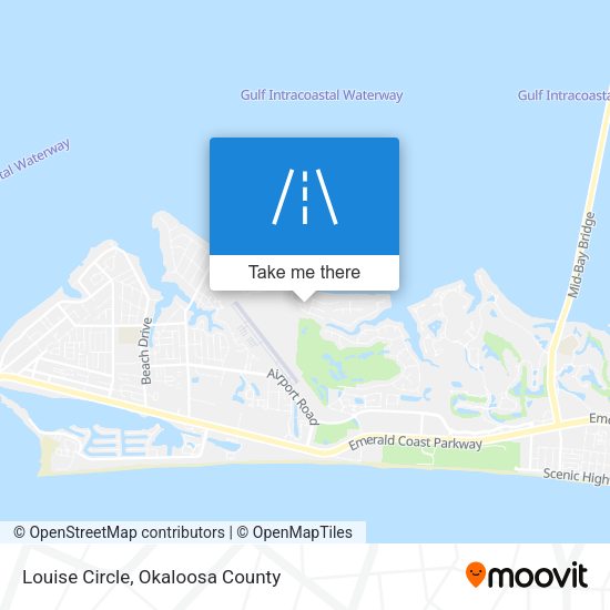 Mapa de Louise Circle