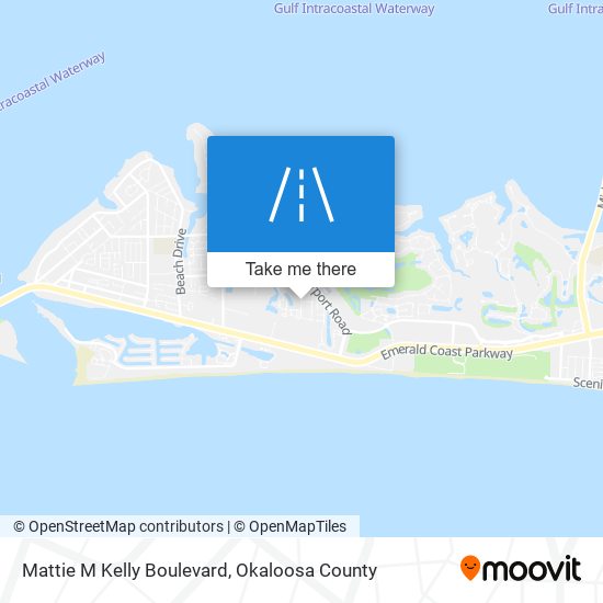 Mattie M Kelly Boulevard map