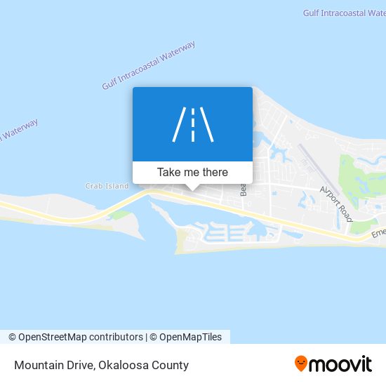 Mountain Drive map