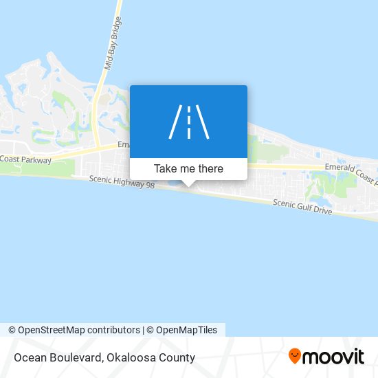 Mapa de Ocean Boulevard