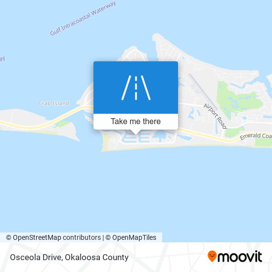 Osceola Drive map