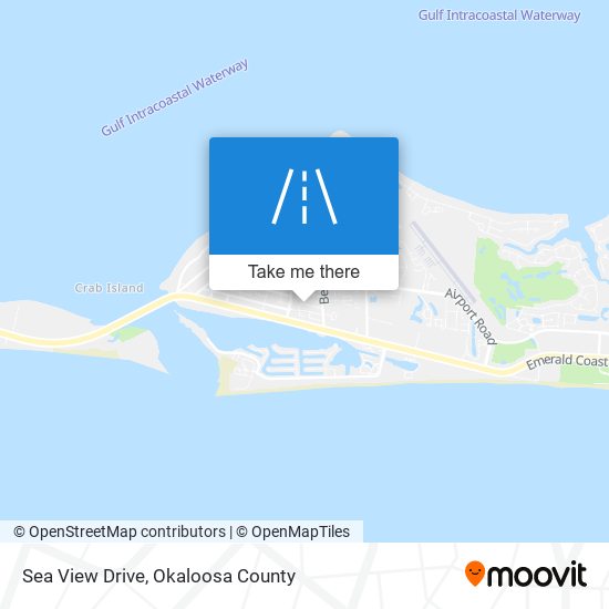 Sea View Drive map