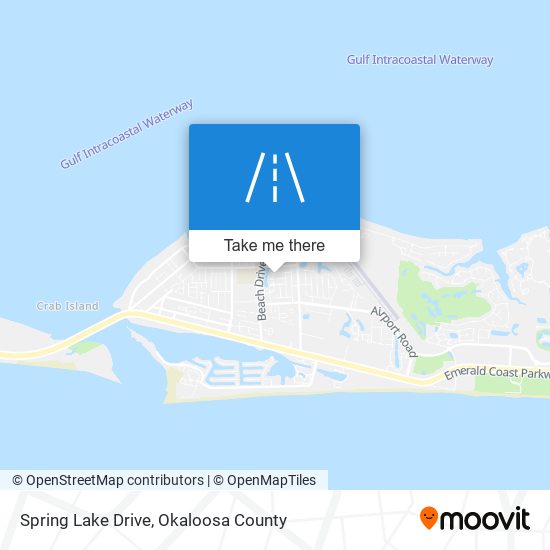 Spring Lake Drive map