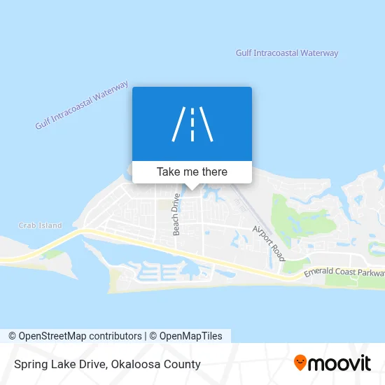 Spring Lake Drive map