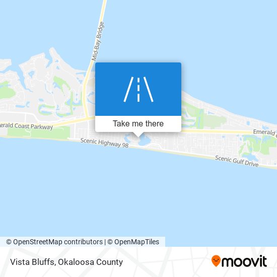 Vista Bluffs map