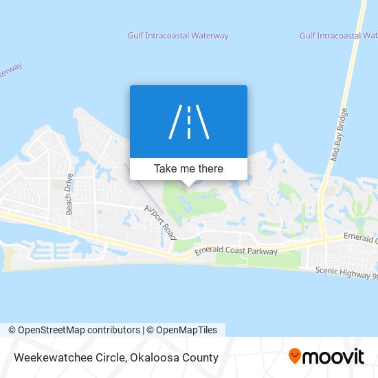 Mapa de Weekewatchee Circle