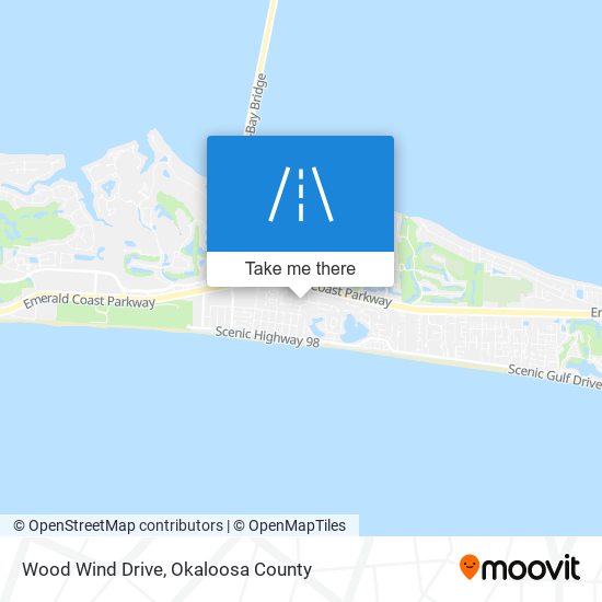 Wood Wind Drive map