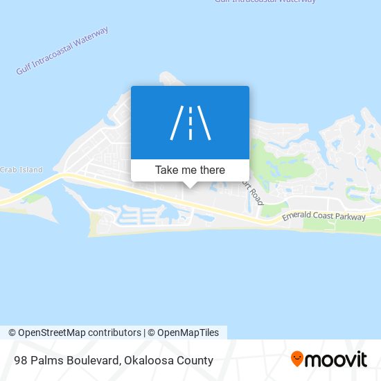 98 Palms Boulevard map