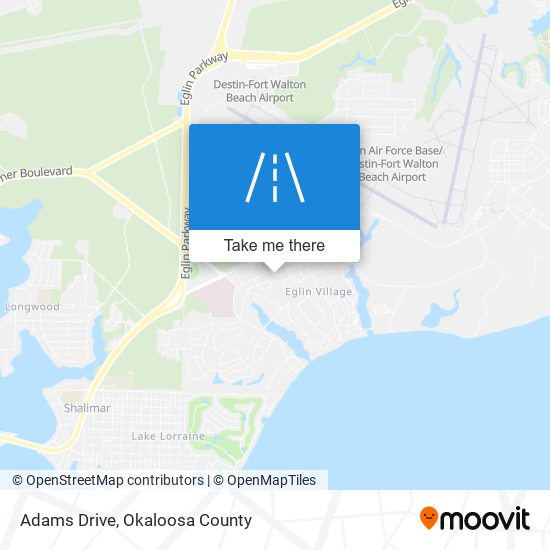 Adams Drive map