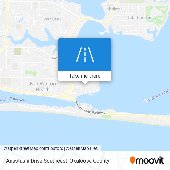 Anastasia Drive Southeast map