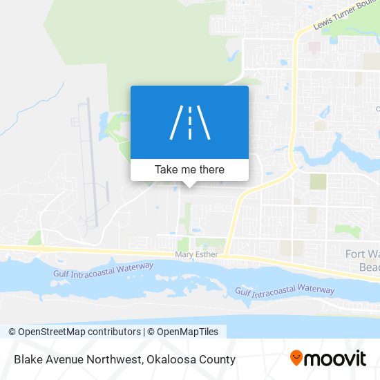 Mapa de Blake Avenue Northwest