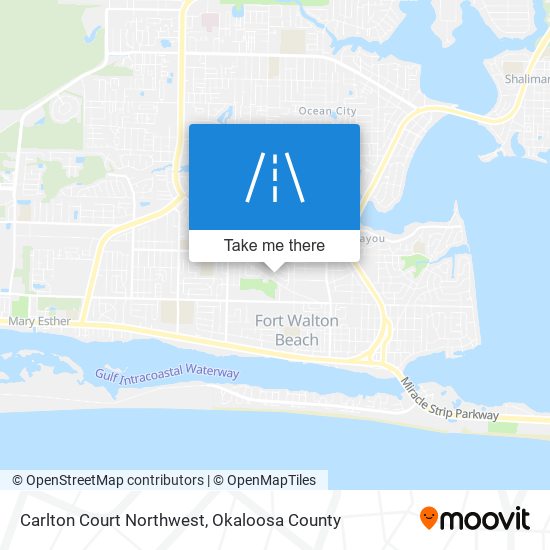 Mapa de Carlton Court Northwest