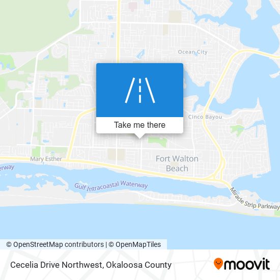 Mapa de Cecelia Drive Northwest