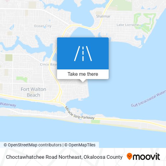 Mapa de Choctawhatchee Road Northeast