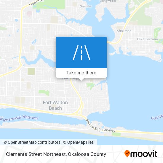 Clements Street Northeast map