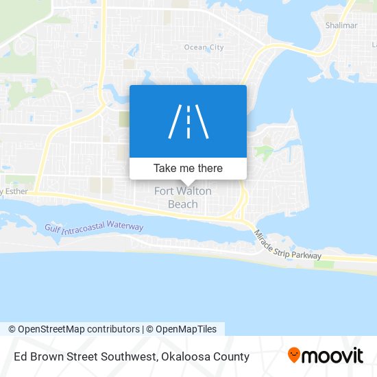 Mapa de Ed Brown Street Southwest