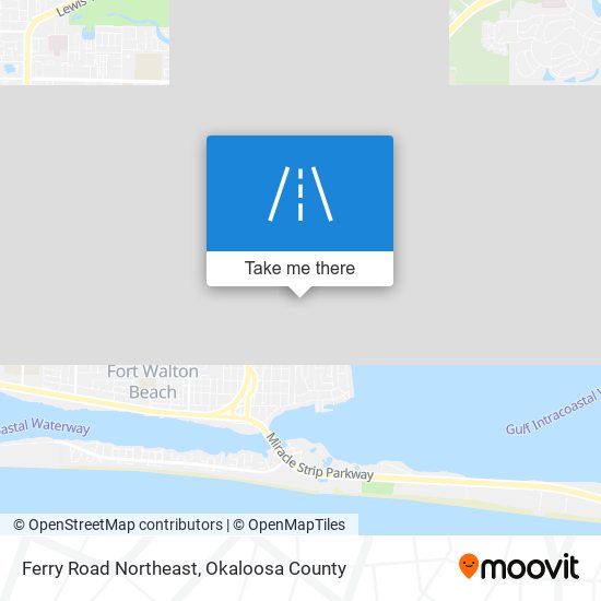 Mapa de Ferry Road Northeast