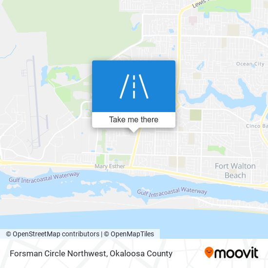 Forsman Circle Northwest map