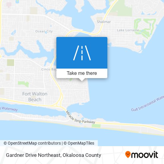 Mapa de Gardner Drive Northeast