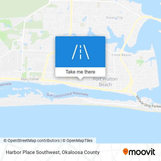 Mapa de Harbor Place Southwest