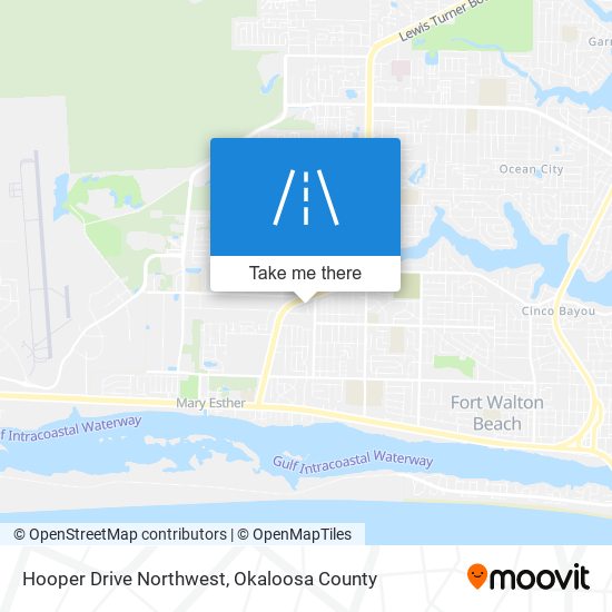 Mapa de Hooper Drive Northwest