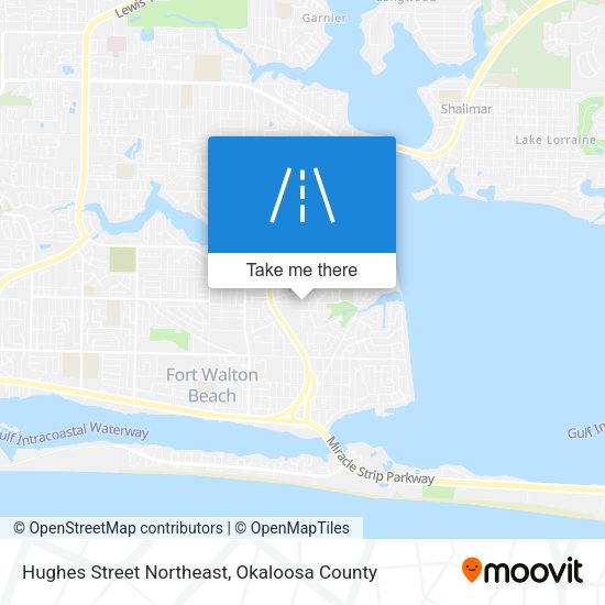 Mapa de Hughes Street Northeast
