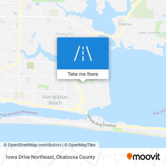 Mapa de Iowa Drive Northeast