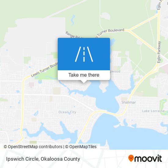 Ipswich Circle map