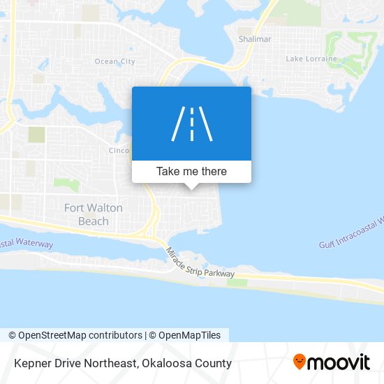 Mapa de Kepner Drive Northeast