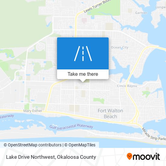 Lake Drive Northwest map