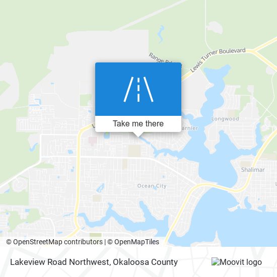 Mapa de Lakeview Road Northwest