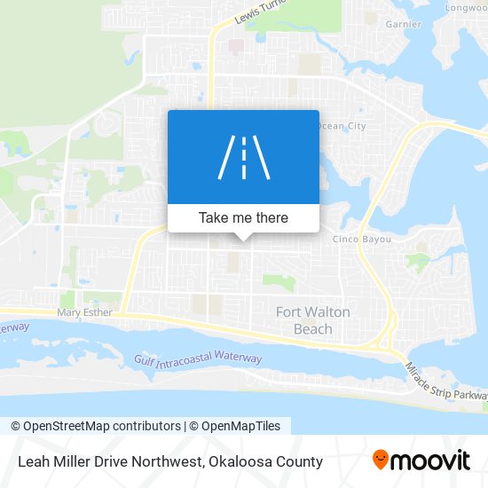 Mapa de Leah Miller Drive Northwest