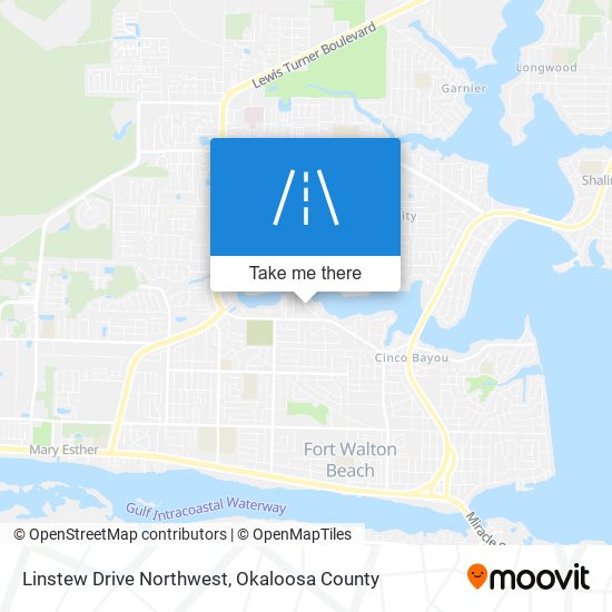 Linstew Drive Northwest map