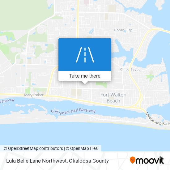 Lula Belle Lane Northwest map