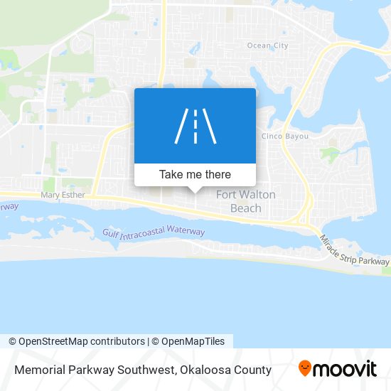 Memorial Parkway Southwest map