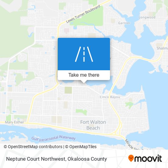 Mapa de Neptune Court Northwest