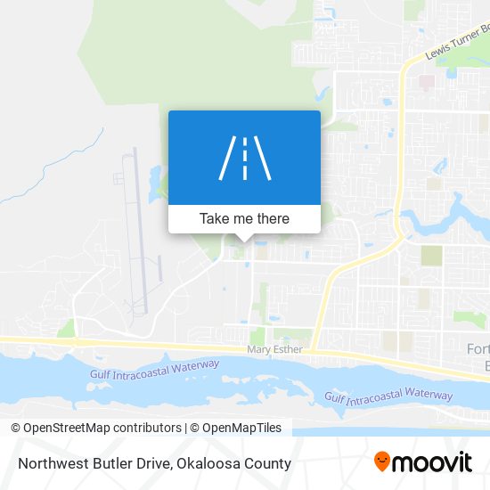 Northwest Butler Drive map