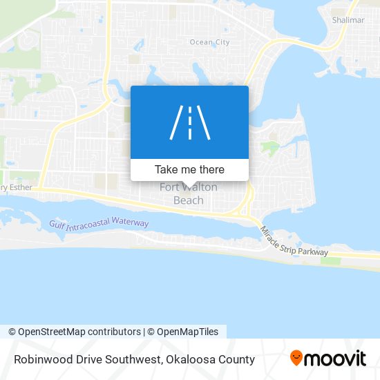 Mapa de Robinwood Drive Southwest