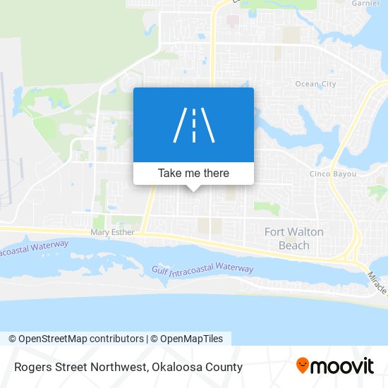 Rogers Street Northwest map