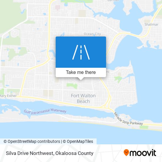 Silva Drive Northwest map