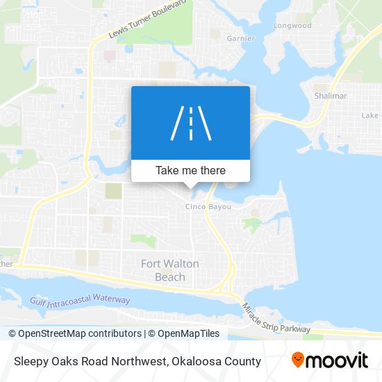 Mapa de Sleepy Oaks Road Northwest