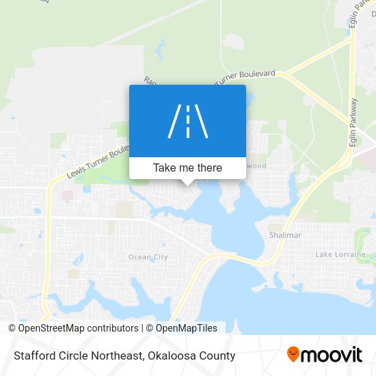 Mapa de Stafford Circle Northeast
