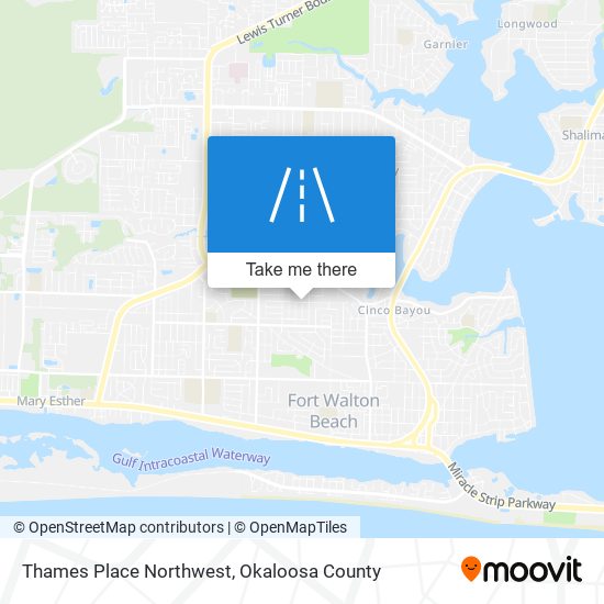 Thames Place Northwest map