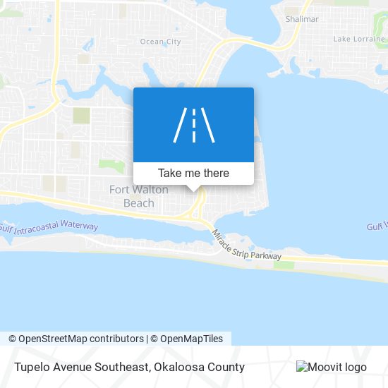 Tupelo Avenue Southeast map