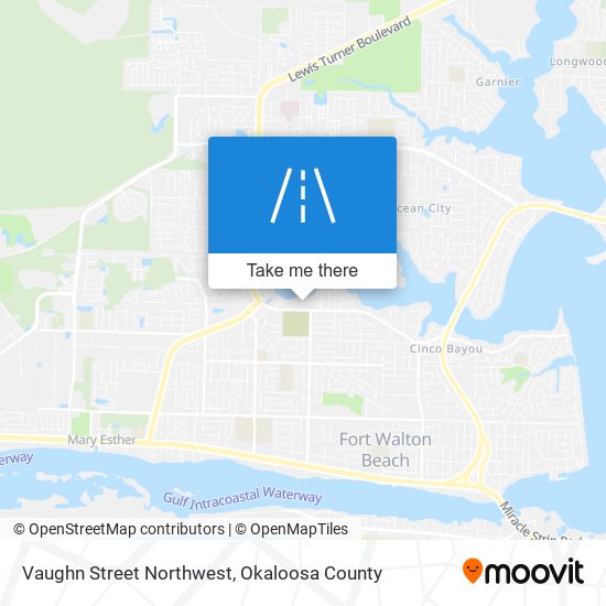 Mapa de Vaughn Street Northwest