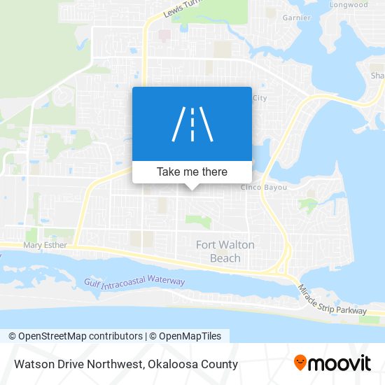 Watson Drive Northwest map