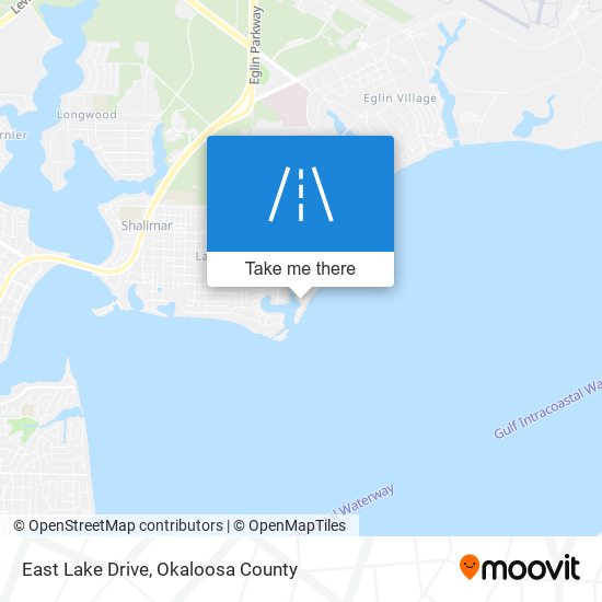 East Lake Drive map