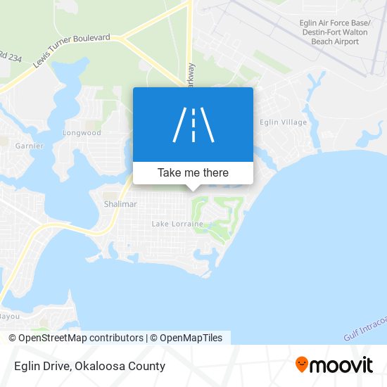 Eglin Drive map